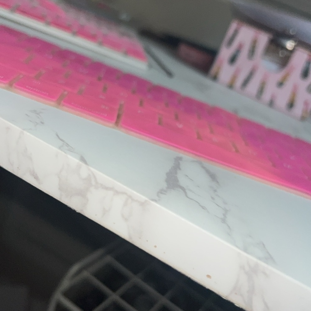 Pink Keyboard Cover (THIN RUBBERY COVER) - Picture 2 of 4
